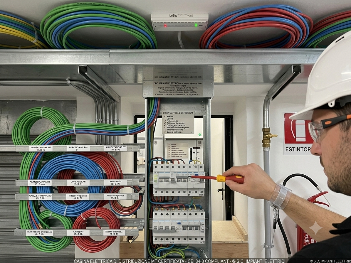 Installazione Cabine Elettriche e Quadri MT S.C. Impianti Elettrici