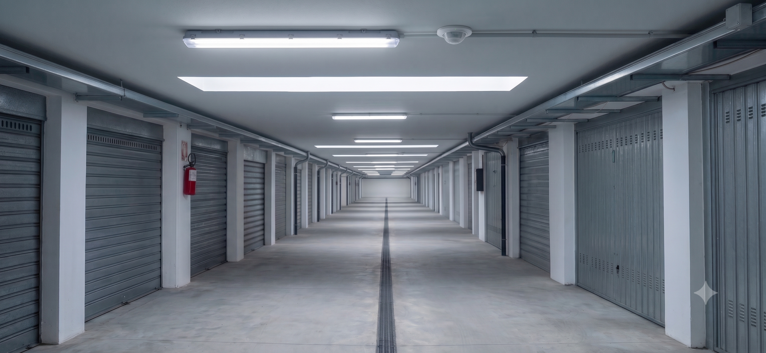 Sensori di Presenza a Soffitto per Illuminazione Corsie e Garage